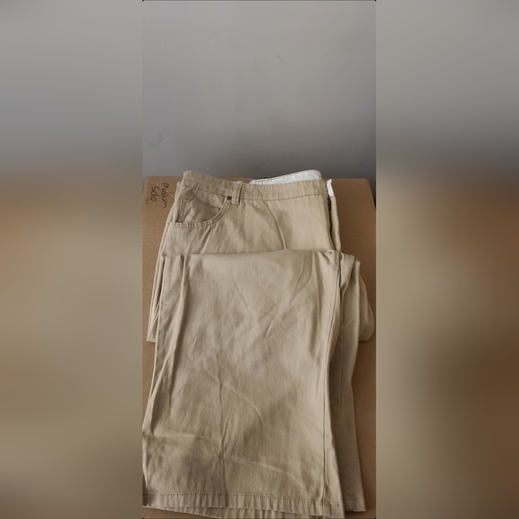 Basic Editions Women Plus Size Beige Pants 22W & 24W - Picture 2 of 6